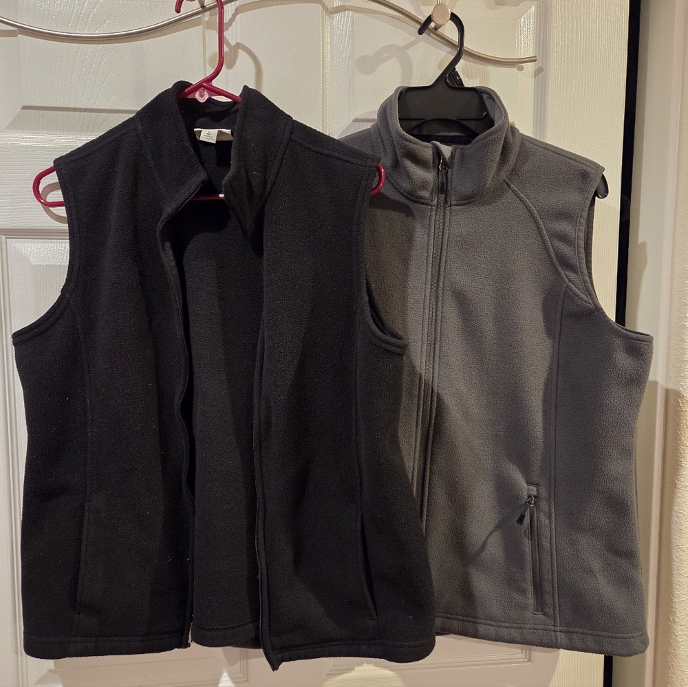 Land's End And L. L  Bean Vests Size L.